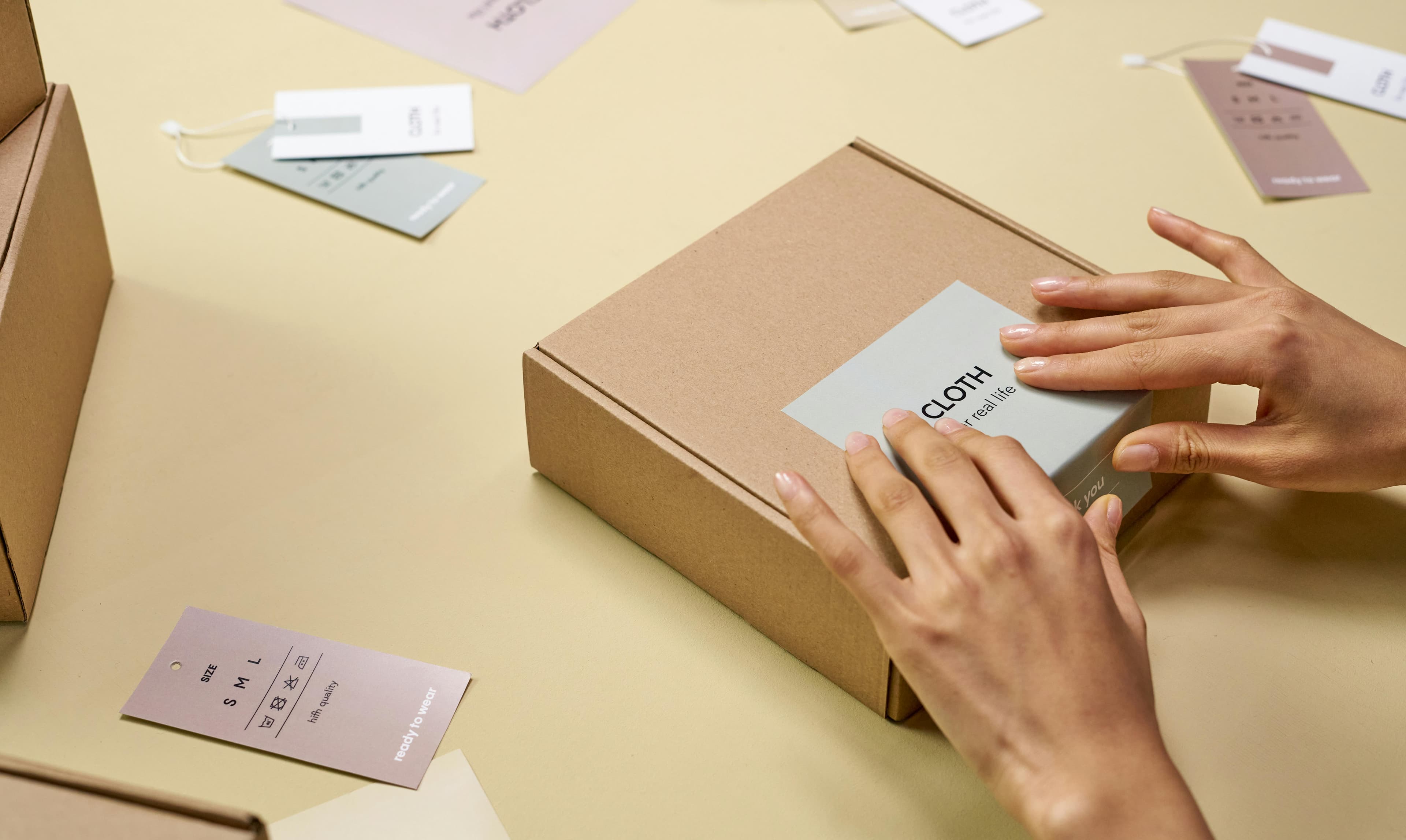 Shipping boxes being optimized with smaller packaging to reduce costs