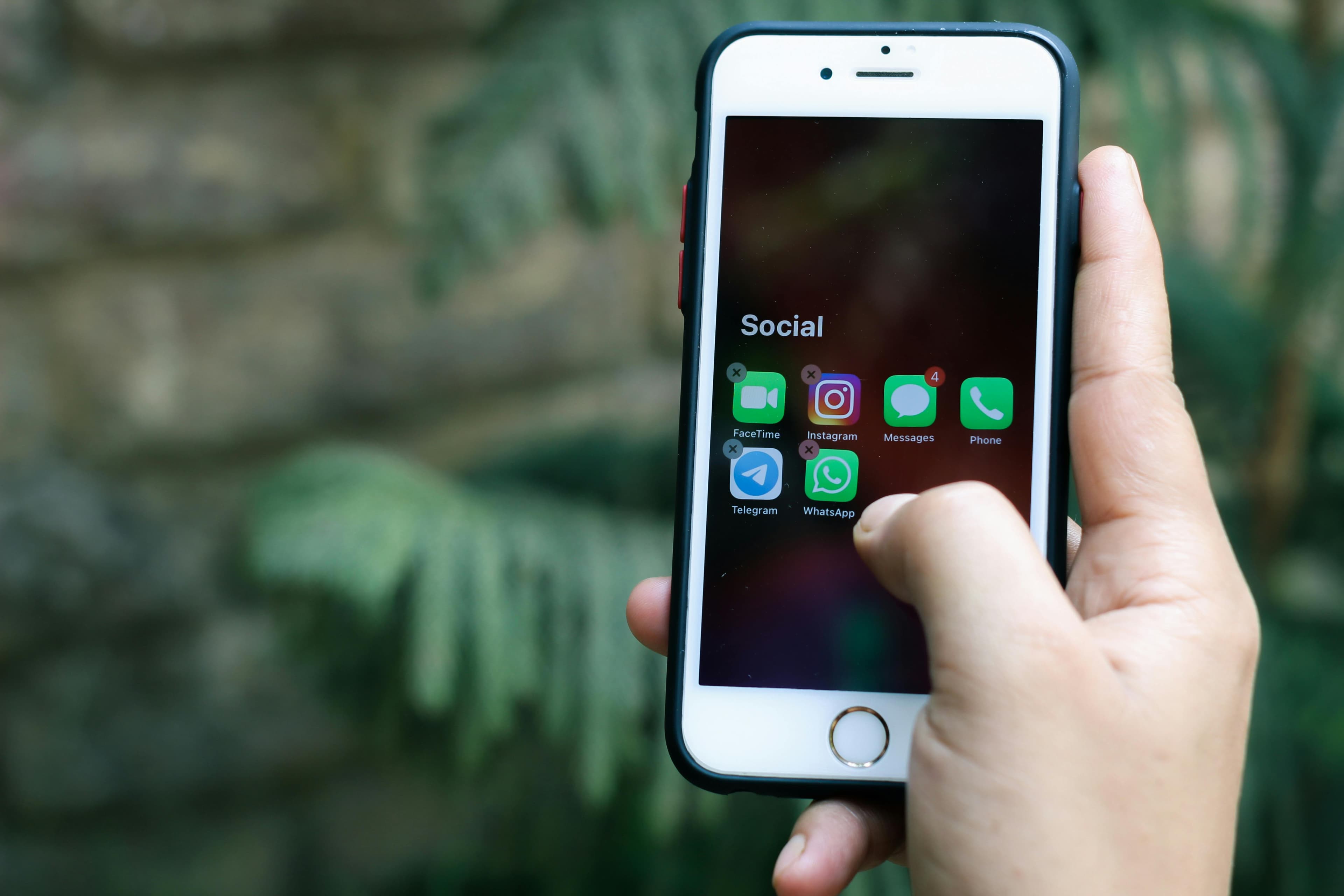 iPhone showing App Tracking Transparency popup with Facebook app