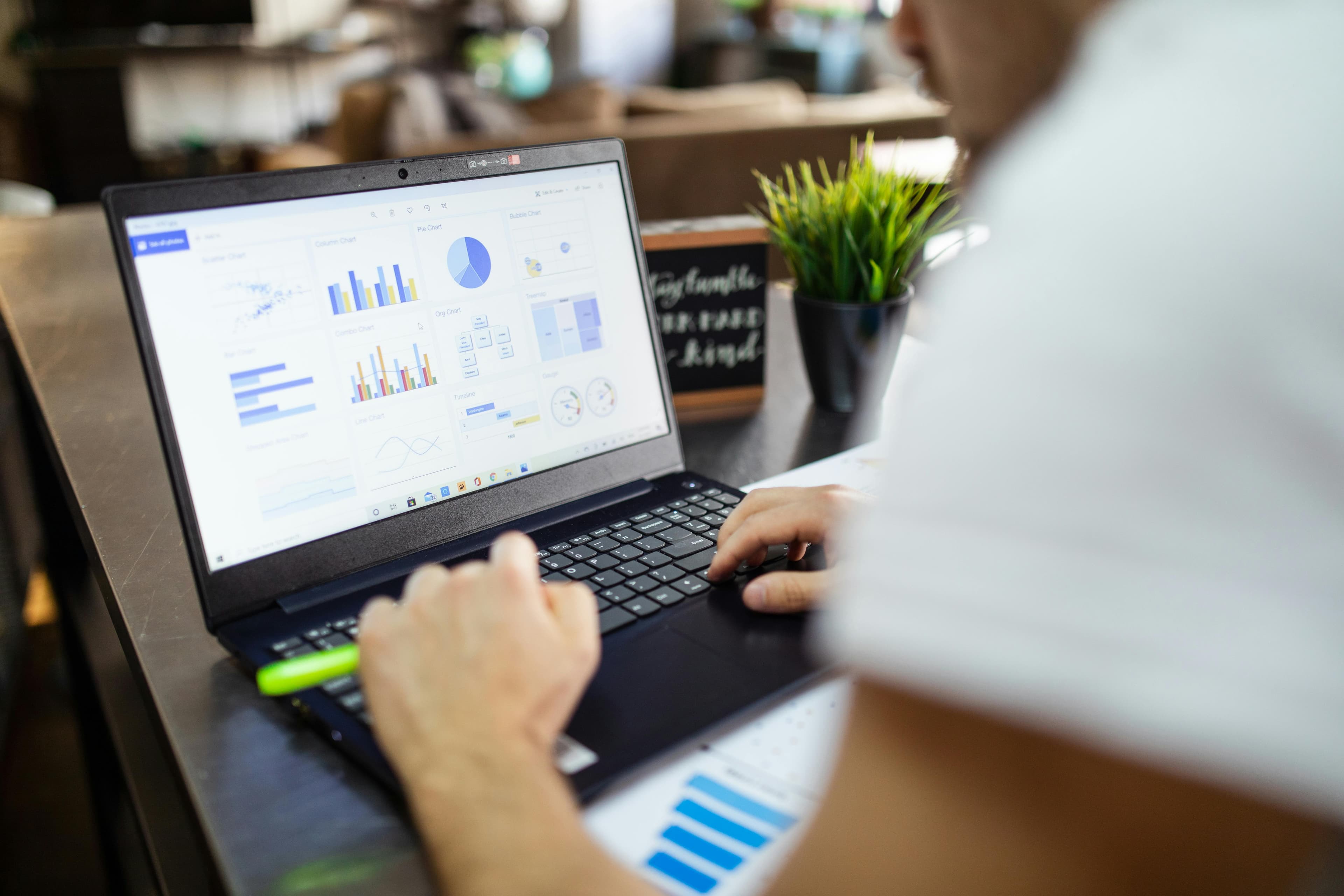 Dashboard showing unit economics metrics including CAC, LTV, and contribution margin